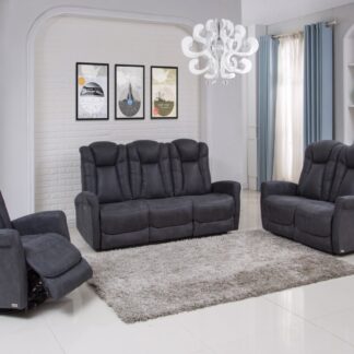 Canapé inclinable motorisé Limoge en tissu