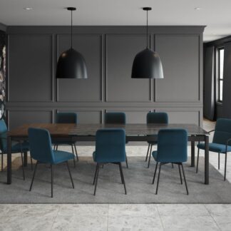 Table Zénith, 4 chaises Niles